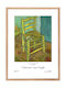 Walls Van Gogh's Chair Rahmen Kopie von Van Gogh Holz 20x30cm