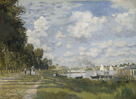 I-gallery The Marina At Αντίγραφο του Monet σε Καμβά