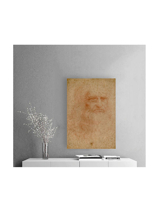 I-gallery Portrait Of A Πίνακας Αντίγραφο του Da Vinci σε Καμβά 50x70cm