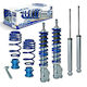 JOM Blueline Set Suspensions Adjustable 4pcs for Volkswagen Lupo