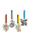 Harry Potter Set Metallic Keychains 4 Pieces
