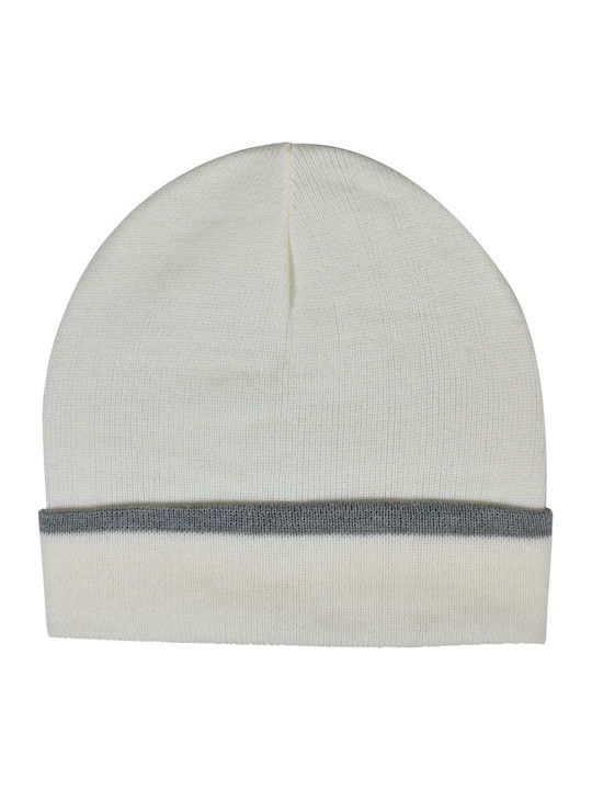 Knitted Beanie Cap White