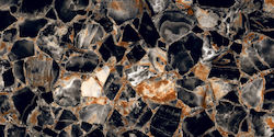Piccadilly Floor Interior Gloss Granite Tile 120x60cm Black