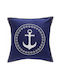 Marine Business Kissenbezug-Set Blau 40x40cm.