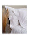 Cotton Linen Set Față de Pernă Oxford Albe 50x70cm.