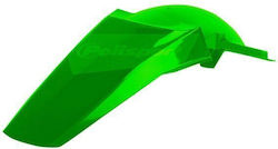 Polisport Motorcycle Rear Wheel Fender for Kawasaki KX Green