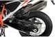 Puig Motorcycle Wheel Mudguard for KTM 1290 Super Adventure Black 1pcs