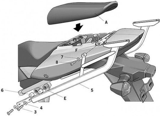 Shad Gehäuse-Halterung Für Suzuki SV 650 S 03-04