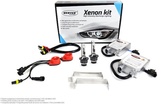 Vertex Car Xenon Kit D2S 12V 6000K Cold White