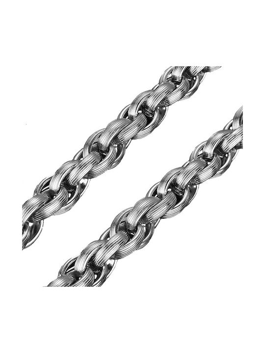 Theodora's Jewellery Chain Neck made of Steel Wide Thickness 11mm and Length 38cm