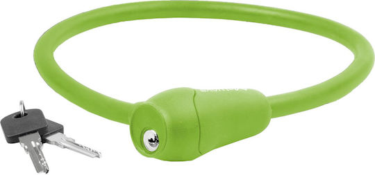 M-Wave S 12.6 Lacăt Bicicletă Tip Spiră cu cheie Verde