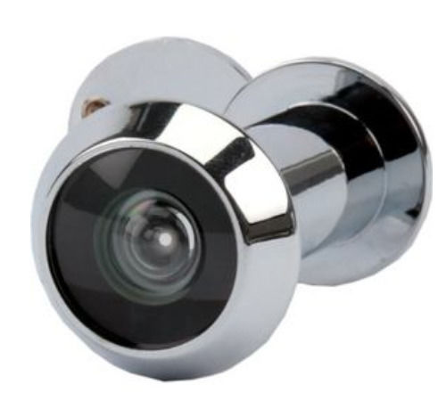 Amig Peephole with Diameter 14mm for Door Thickness 35-60mm Silver
