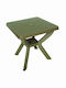 Outdoor Dinner Plastic Table Brown 70x70x72cm