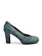 Stonefly Leather Green Heels