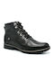 Leather Black Men's Boots