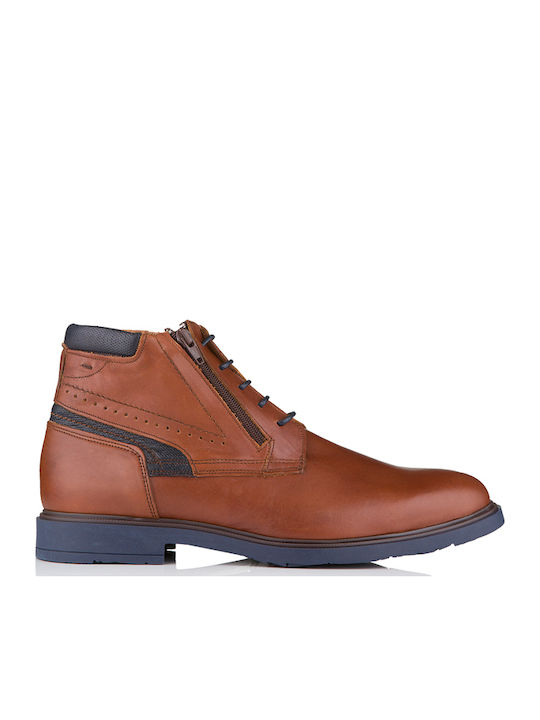 Antonio Shoes Δερμάτινα Ταμπά Ανδρικά Μποτάκια