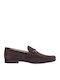 Δερμάτινα Ανδρικά Loafers σε Καφέ Χρώμα