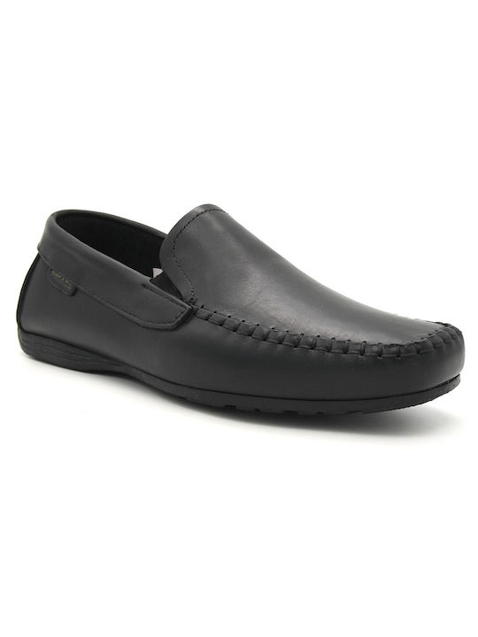 Pegada Men's Leather Loafers Black