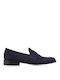 Giovanni Morelli Men's Suede Loafers Blue