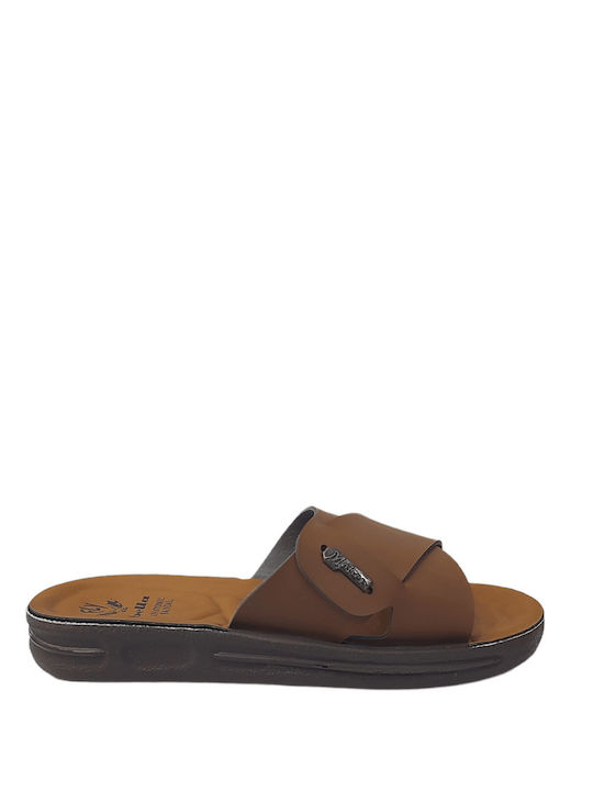 Bella Men's Sandals Tabac Brown