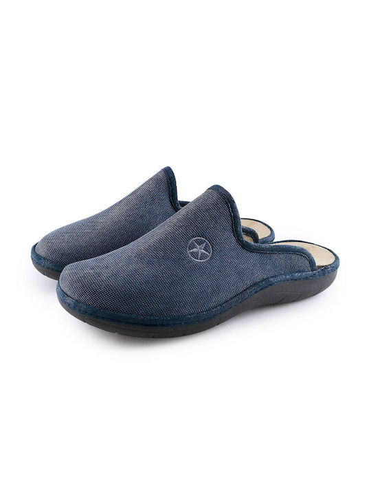 Adam's Shoes Men's Slipper Blue