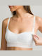 Mastectomy Mastectomy Bra without Padding without Underwire White