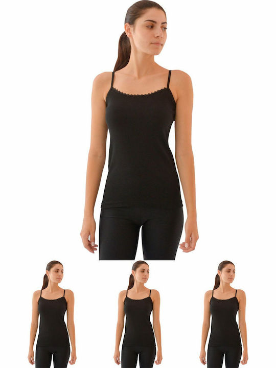 Damen T-Shirts Schwarz MultiPack