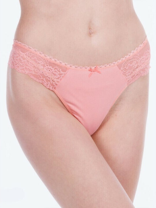 Damen Brasilien mit Spitze Rosa
