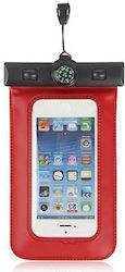 Waterproof up to 5.8" Red