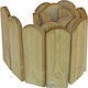 Showood Holzzaunrolle in Beige Farbe 30cm x 1.5m