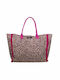 Fabric Beach Bag Multicolour