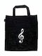 Agifty Fabric Shopping Bag in Black color