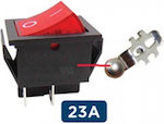 On-Off switch Rocker with Lighting Red 1pcs