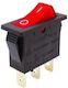 On-Off switch Rocker with Lighting Red 1pcs