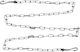 Croci Dog Leash/Lead Chain in Silver color up to 22kg