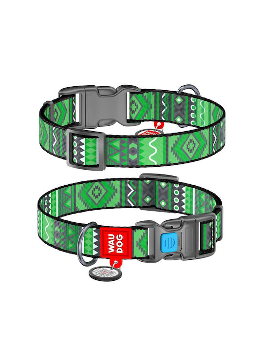 WauDog Dog Collar in Green color 31-609