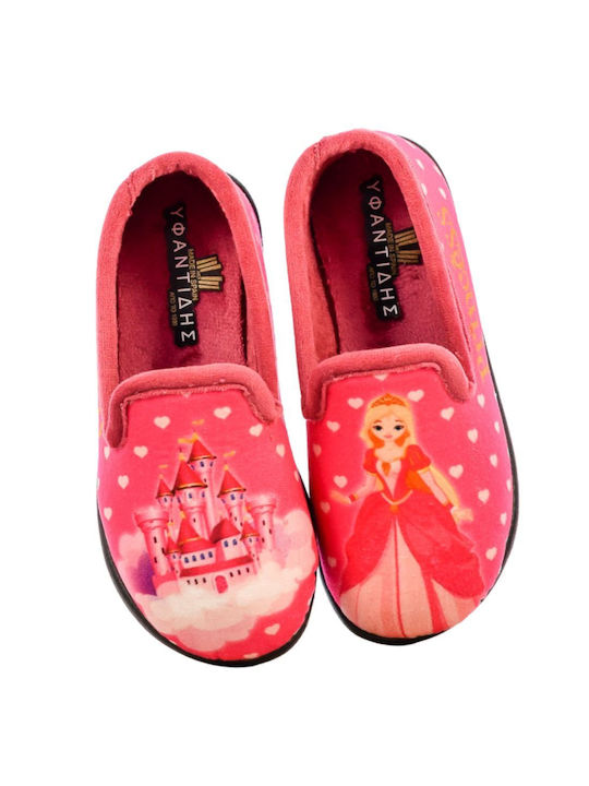 Yfantidis Girls Slippers Pink