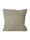 Koopman Μαξιλάρι Καναπέ από 100% Βαμβάκι Green/natural 45x45εκ.