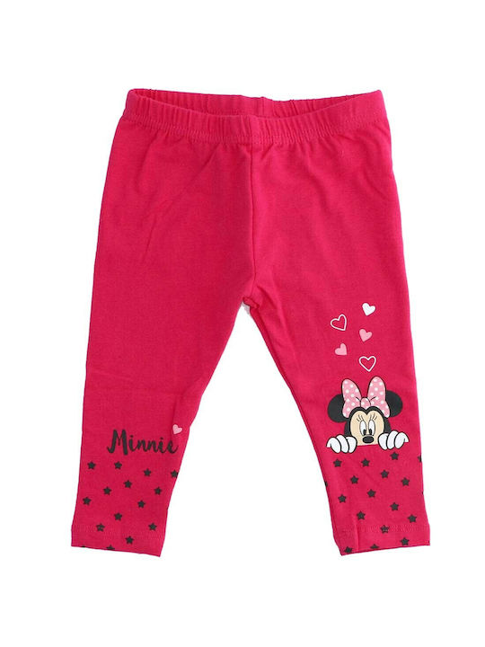 Disney Kinder Leggings Lang Fuchsie