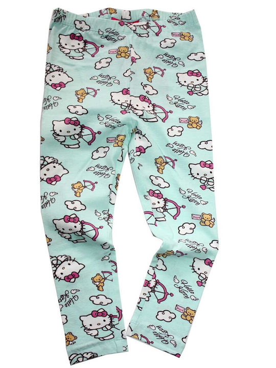 Sanrio Kinder Leggings Lang Türkis