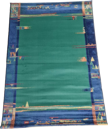 Bekas Carpets Synthetisch,Polyester/Cotton/Leather Blau