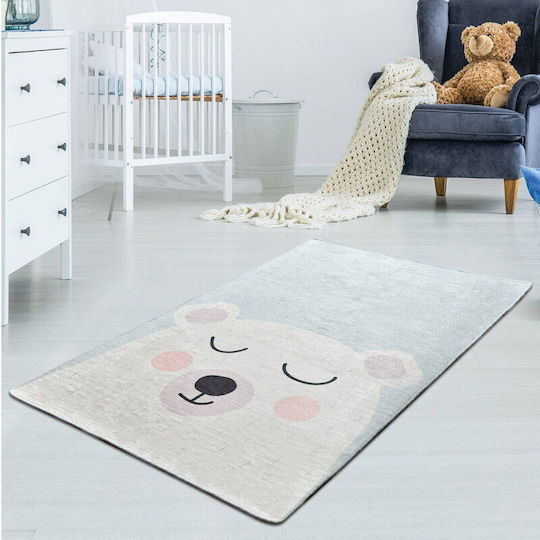 Chilai Home Baby Bear Детско килимче Светлосин 100x160см