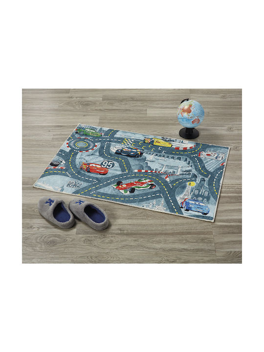 Whitegg Kids Synthetic Rug Cars 60x90cm