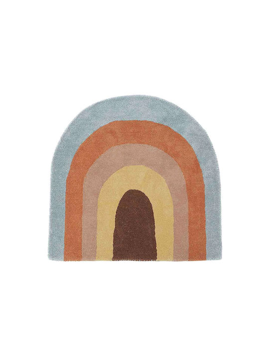 OYOY Kids Rug Wool Multicolor 90x88cm