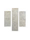 Bekas Carpets Set Sommer Schlafzimmer-Teppichsets Synthetisch,Polyester/Cotton/Leather Gray 84011-8282 3Stück
