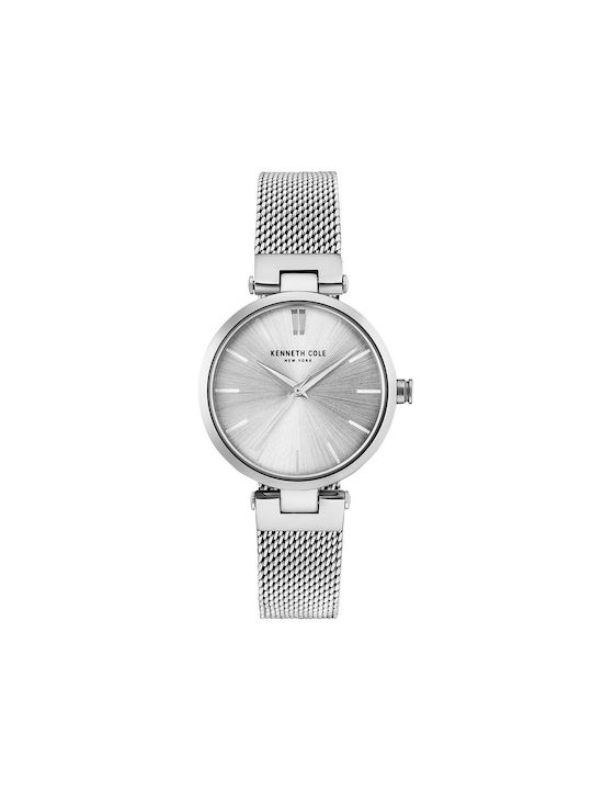 Kenneth Cole York Watch with Silver Metal Bracelet