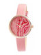 Just Watch Damen Uhr mit Rosa Lederarmband