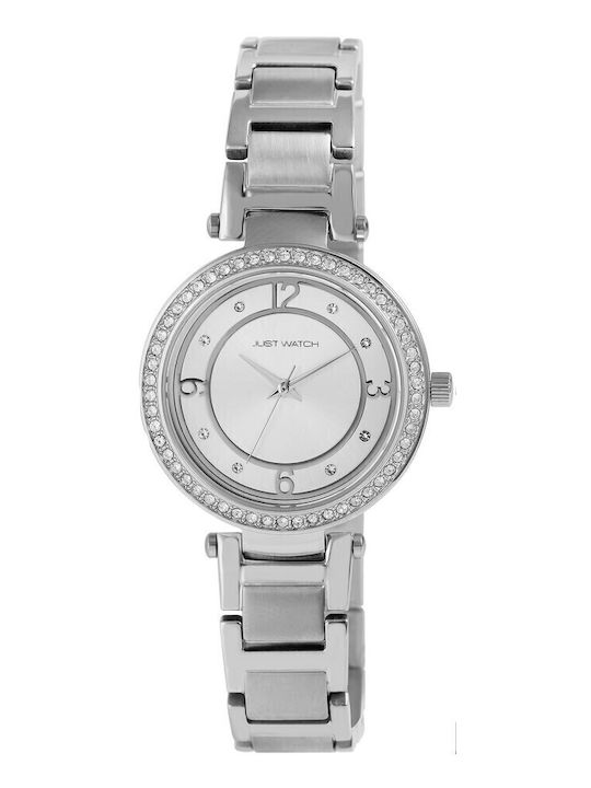 Just Watch Women's Watch Battery with Silver St...