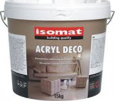 Isomat ACRYL DECO Χρώμα Δαπέδων Ακρυλικό Λευκό 5kg