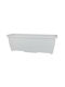 Sic Plast Ζαρντινιέρα Πλαστική Λευκή 40x17.5x19.5εκ.
